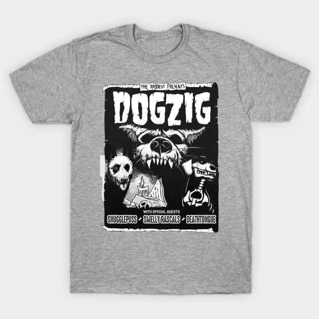 Dogzig Danzig Parody T-Shirt by The Raddest